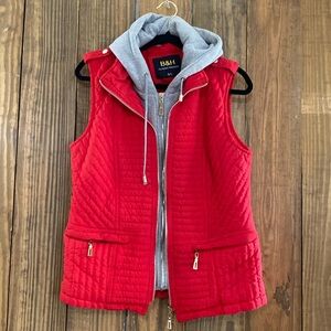 B&H Classic Fashion Vest with grey Hoodie